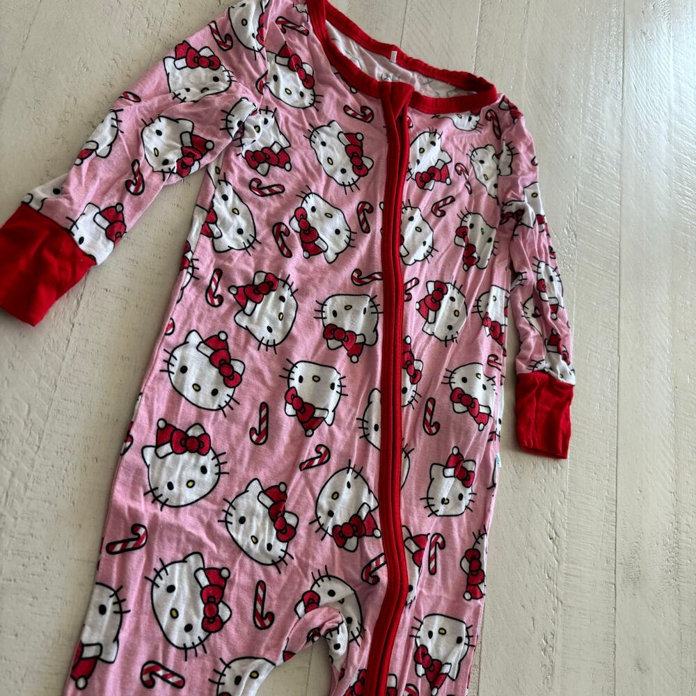 Posh Peanut Hello Kitty Candy Cane Convertible Romper Size 12-18 months VGUC